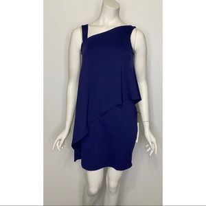 Susana Monaco Blue Asymmetrical Dress